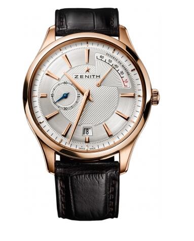 Replica Watch Zenith Watch Captain Power Reserve 18.2120.685/02.C498 Rose Gold - Leather Bracelet